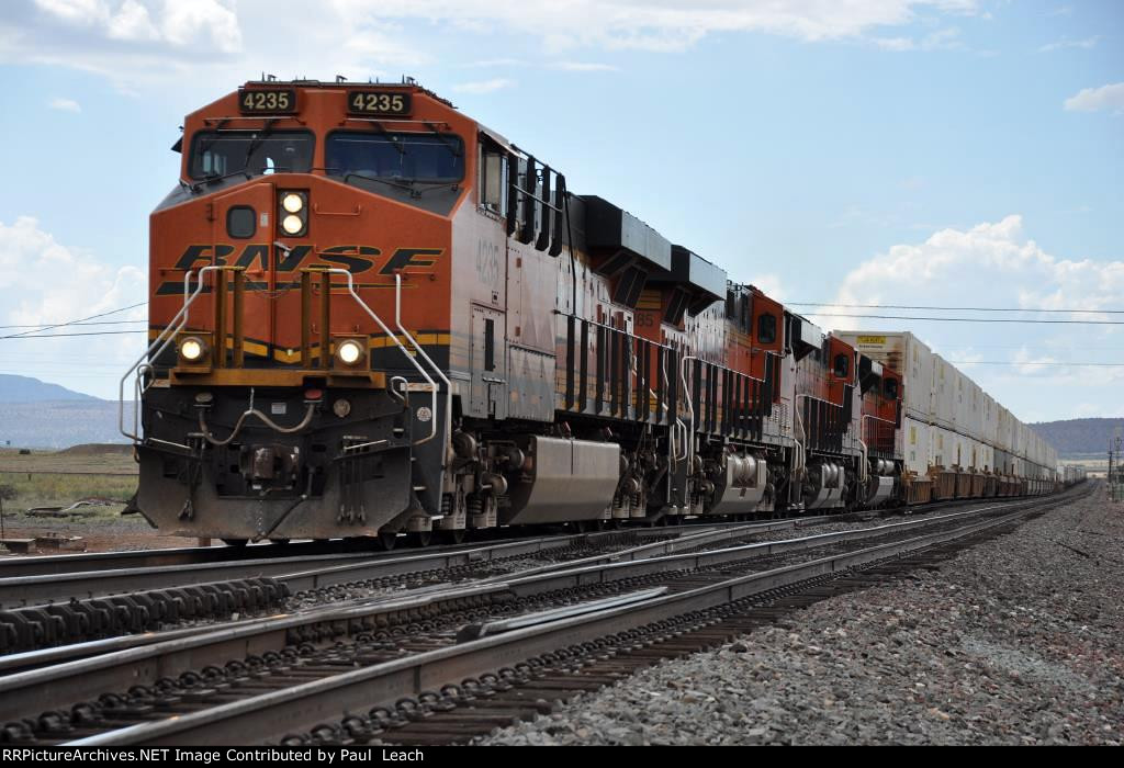 Intermodal rolls east